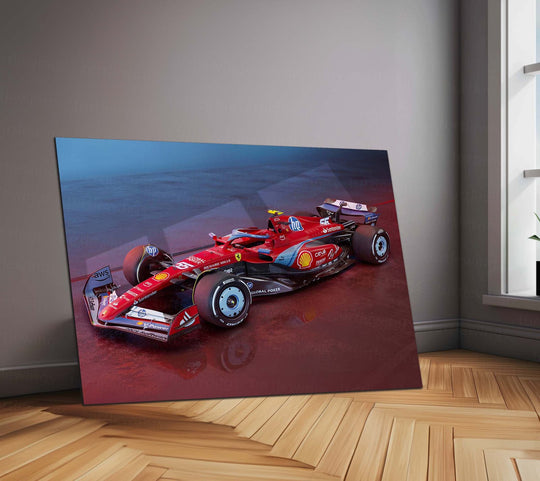 2024 Formula 1 Ferrari SF 24 Metal Poster | F1 Racing Art 4