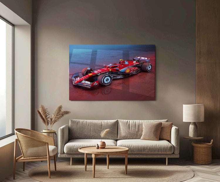 2024 Formula 1 Ferrari SF 24 Metal Poster | F1 Racing Art 4