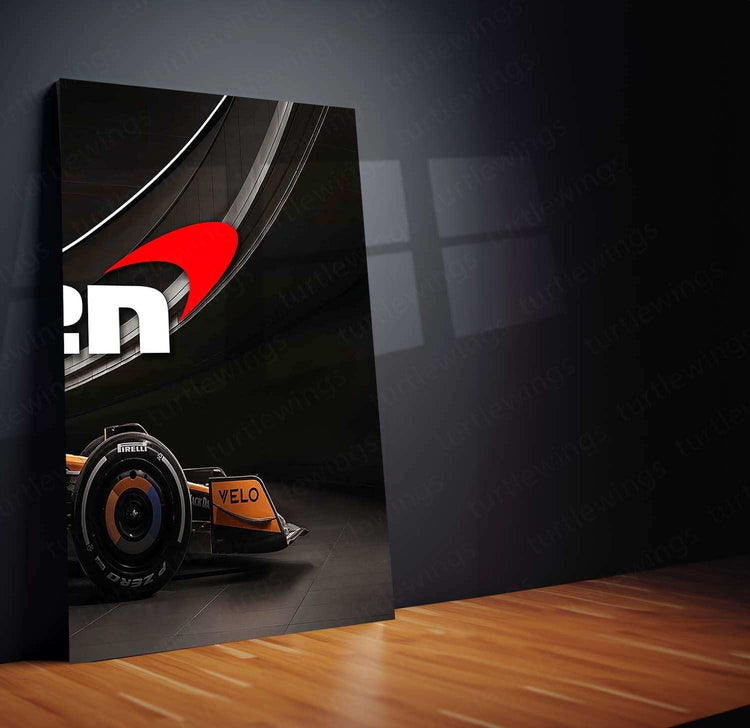 McLaren F1 Split Metal Poster – The Spirit of Innovation and Speed