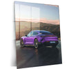 2025 Porsche Taycan Turbo GT Metal Poster | Electric Performance Art 2