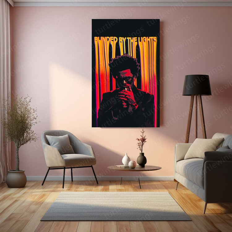 Soulful Vibes - The Weekend Metal Poster | R&amp;B Icon Wall Art | HD Print