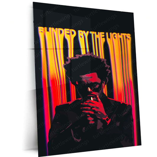 Soulful Vibes - The Weekend Metal Poster | R&amp;B Icon Wall Art | HD Print