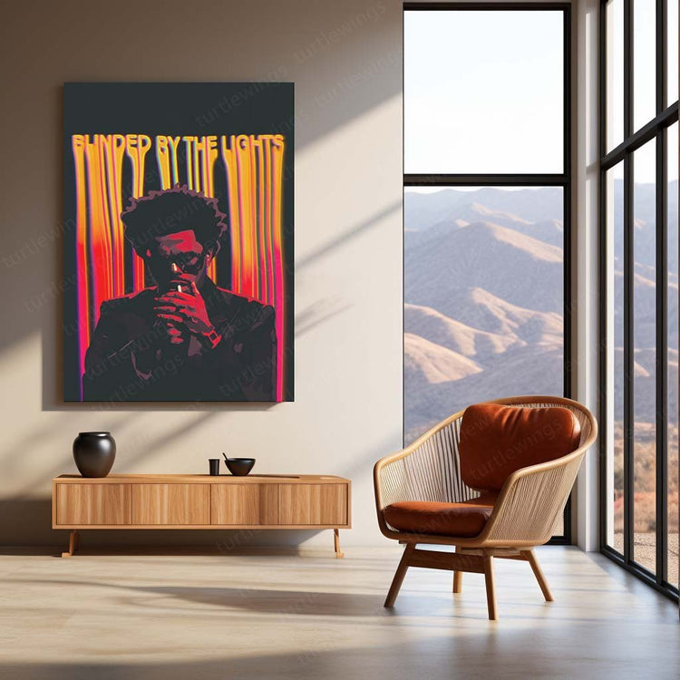 Soulful Vibes - The Weekend Metal Poster | R&amp;B Icon Wall Art | HD Print