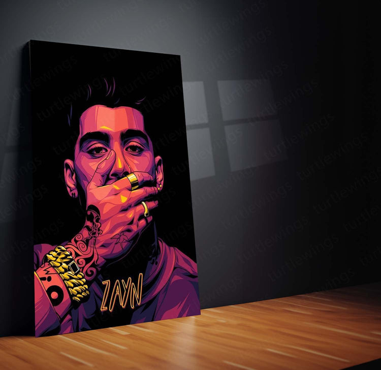 Musical Sensation - Zayn Malik Metal Poster | Pop Icon Wall Art | HD Print 2