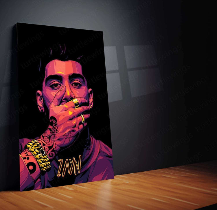 Zayn Malik Metal Poster – The Voice of a Generation - TURTLEWINGS 