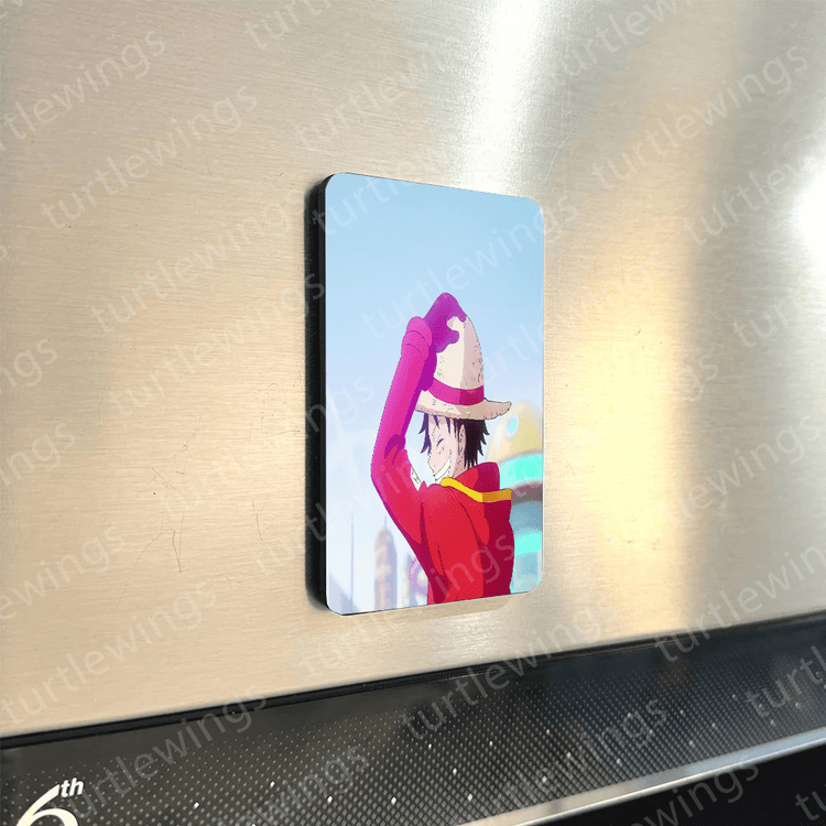 Luffy's Adventures OnePCollection: Set of 5 Fridge Magnets | HD Metal Prints | Turtlewings