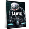 Lewis Hamilton F1 Racing Legend Metal Poster | Speed & Precision | Turtlewings Sports