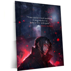 Itachi Uchiha Deep Quote Metal Poster - Naruto