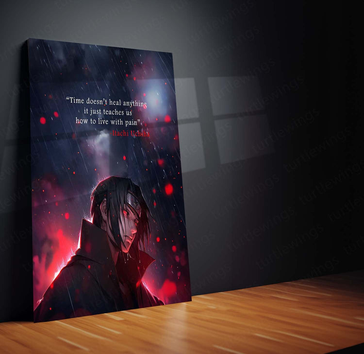 Itachi Uchiha Deep Quote Metal Poster - Naruto