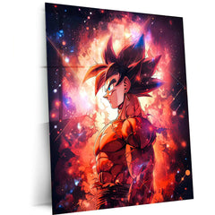 Dragon Ball Z Metal Poster | Goku, Vegeta & Iconic DBZ Wall Art | Anime Collectible Print  Description