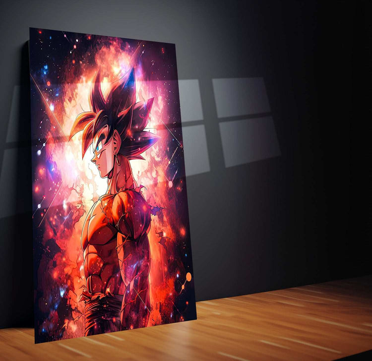 Dragon Ball Z Metal Poster | Goku, Vegeta & Iconic DBZ Wall Art | Anime Collectible Print Description - TURTLEWINGS 