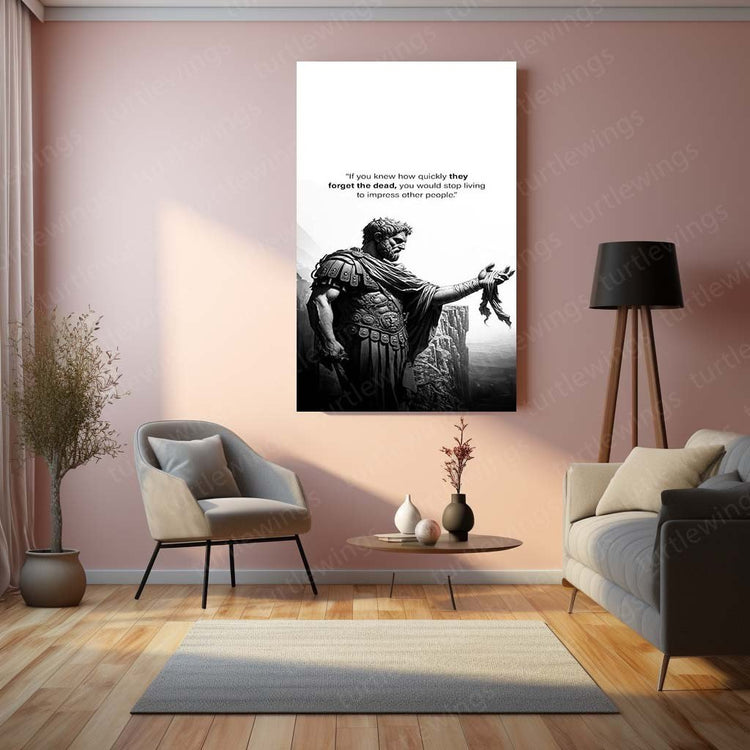 Inspirational Quotes of Momento Meri Metal Poster | Motivational Wall Art | HD Print 23