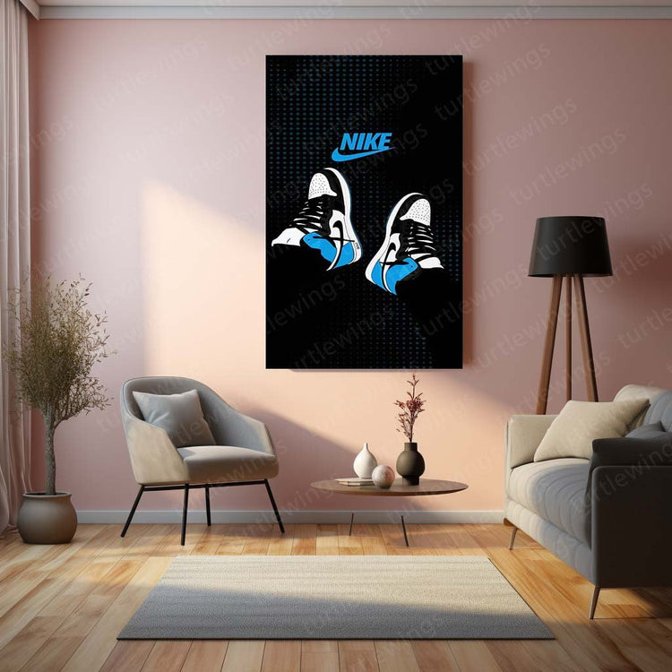 Nike Sneakers Metal Poster | Sneakerhead Wall Art | HD Print