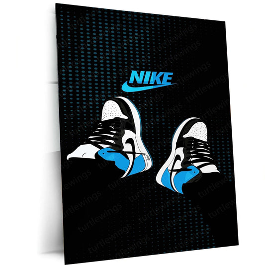 Nike Sneakers Metal Poster | Sneakerhead Wall Art | HD Print