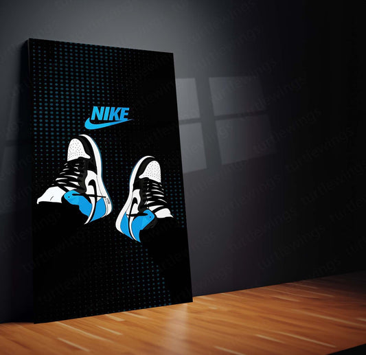 Nike Sneakers Metal Poster | Sneakerhead Wall Art | HD Print