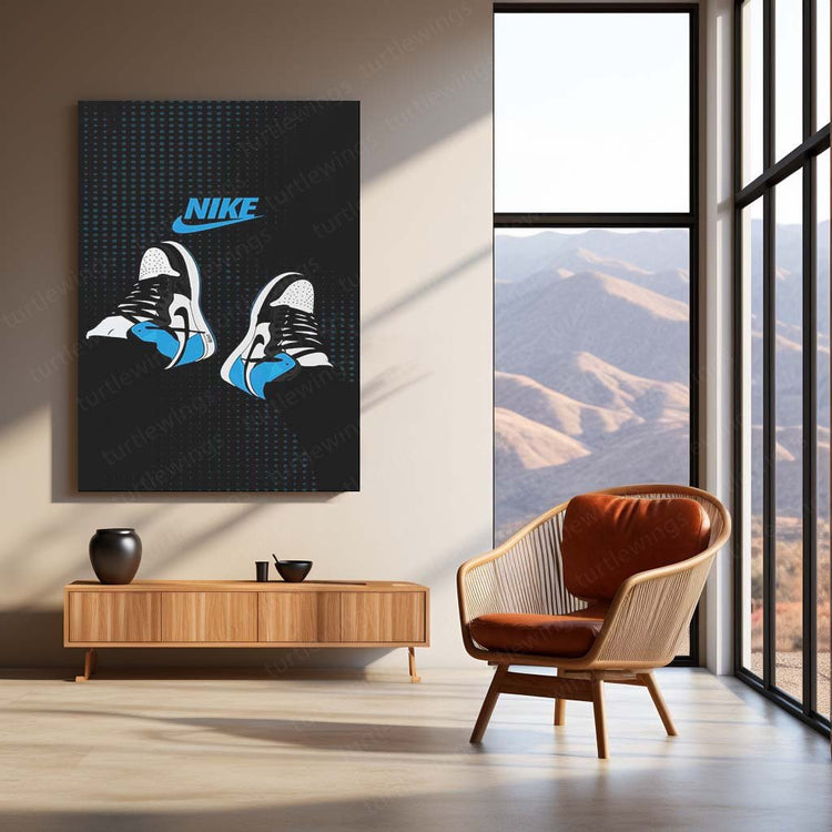 Nike Sneakers Metal Poster | Sneakerhead Wall Art | HD Print