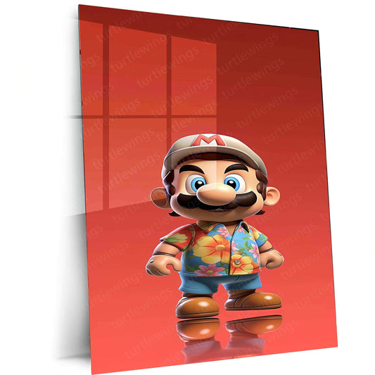 Super Mario Metal Poster | Retro Gaming Wall Art | Nintendo Collector’s Decor - TURTLEWINGS 