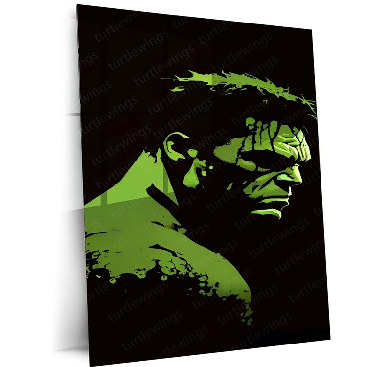 Hulk Metal Poster | Marvel Superhero Wall Art | HD Print