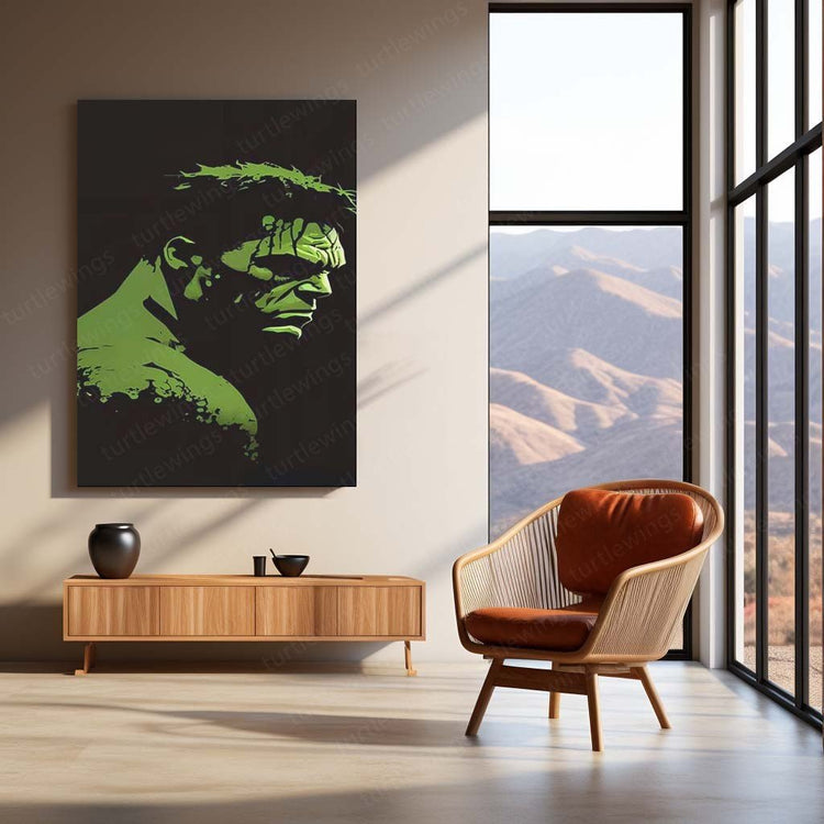 Hulk Metal Poster | Marvel Superhero Wall Art | HD Print