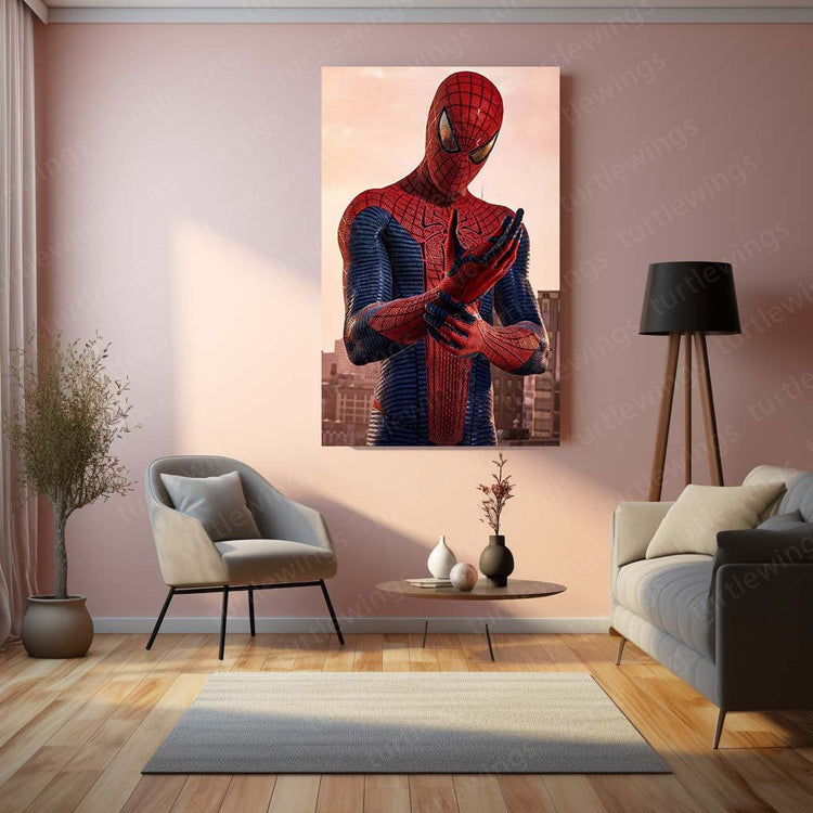 Spiderman Metal Poster | Marvel Superhero Wall Art | HD Print