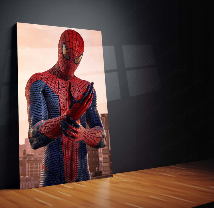 Spiderman Metal Poster | Marvel Superhero Wall Art | HD Print