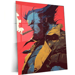 Logan-Wolverine Metal Poster