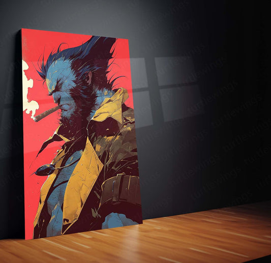 Logan-Wolverine Metal Poster | Marvel Comic Art | HD Print