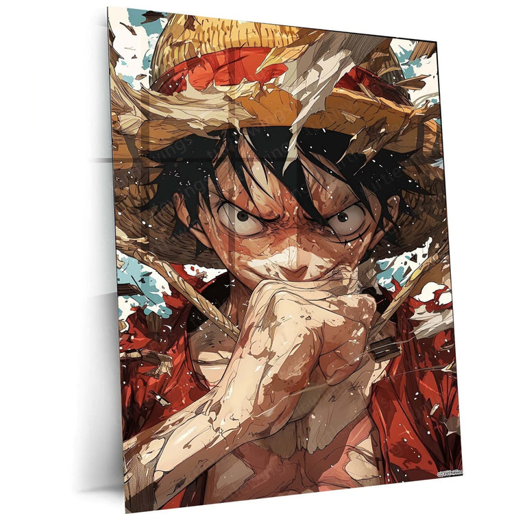 Luffy- One Piece Metal Poster | Anime Wall Art | HD Print