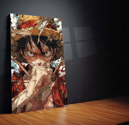 Luffy- One Piece Metal Poster | Anime Wall Art | HD Print