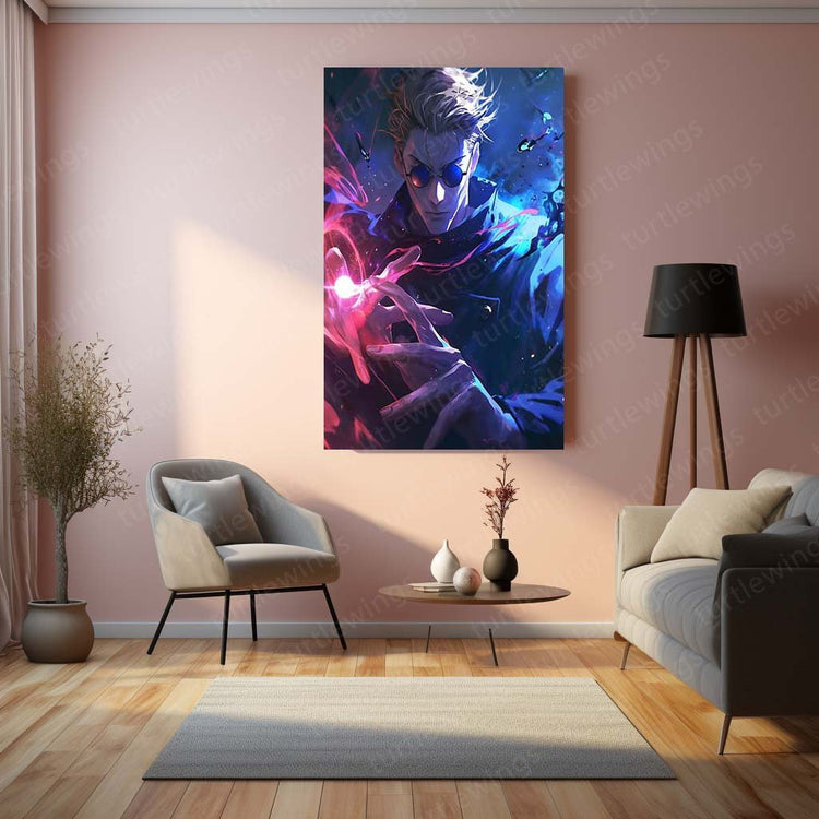 Nanami Kento Metal Poster | Jujutsu Kaisen Wall Art | HD Print