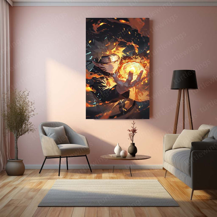 Naruto Metal Poster | Anime Wall Art | HD Print