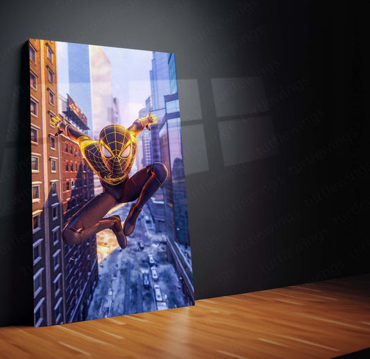 Spiderman Metal Poster | Marvel Superhero Wall Art | HD Print 2