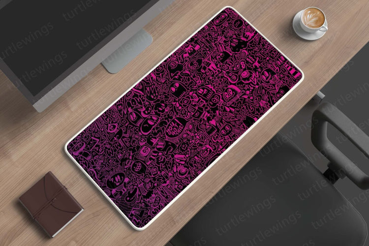 Funky Art Deskmat | Vibrant and Playful | Gaming &amp; Office Mat