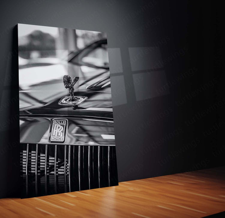 Rolls Royce Metal Poster | Luxury Car Wall Art | HD Print