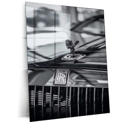 Rolls-Royce Luxury Metal Poster | Elegant Automotive Wall Art | Prestige Car Decor