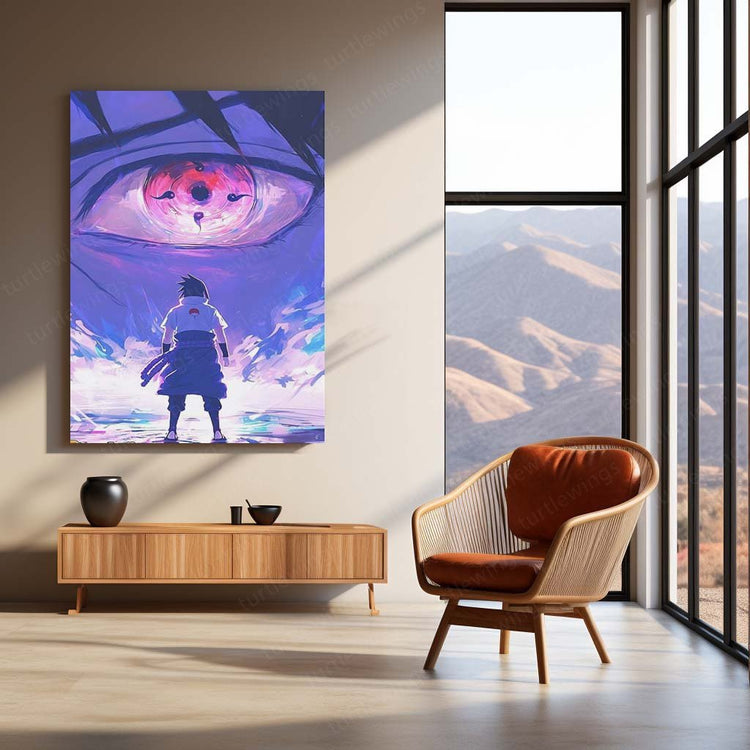 Sasuke Metal Poster | Naruto Wall Art | HD Print 2