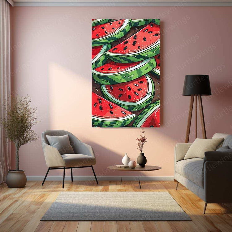 General Aesthetic Watermelon Art - TURTLEWINGS 