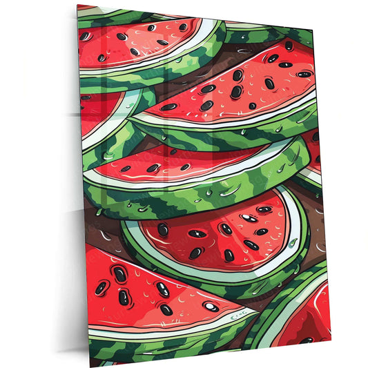 General Aesthetic Watermelon Art - TURTLEWINGS 