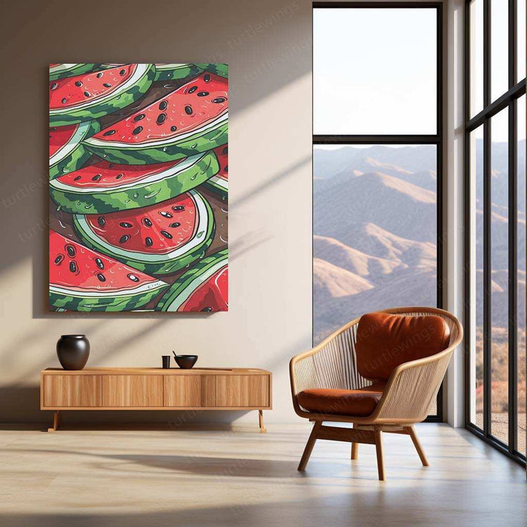 General Aesthetic Watermelon Art - TURTLEWINGS 