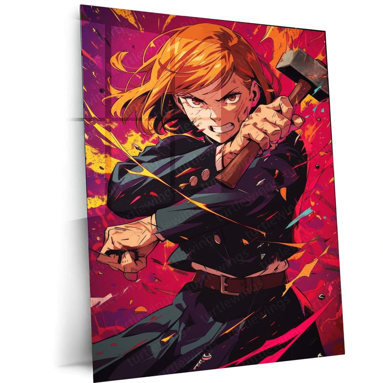 Nobara Kugisaki Metal Poster | Jujutsu Kaisen Wall Art | HD Print