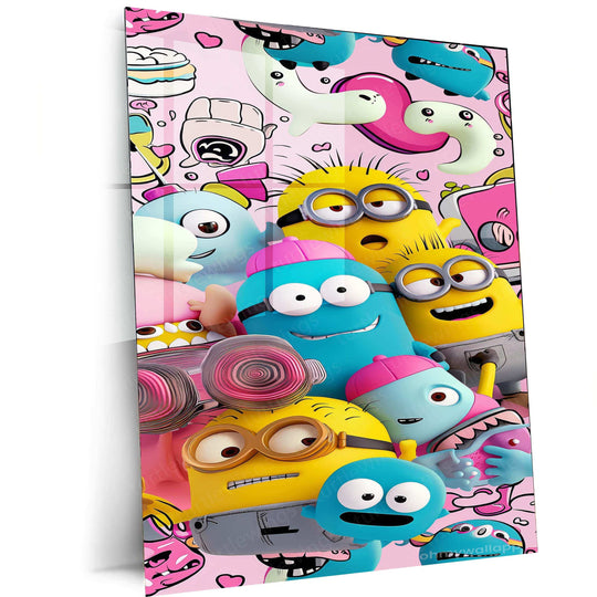 Minions Art Metal Poster | Cartoon