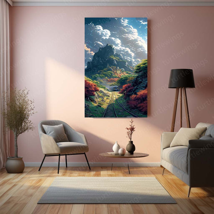 Nature Aesthetic Metal Poster | Landscape Wall Decor | HD Print 2