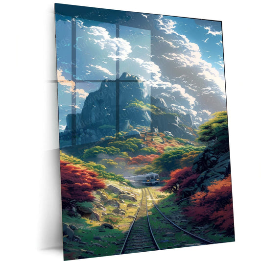 Nature Aesthetic Metal Poster | Landscape Wall Decor | HD Print 2