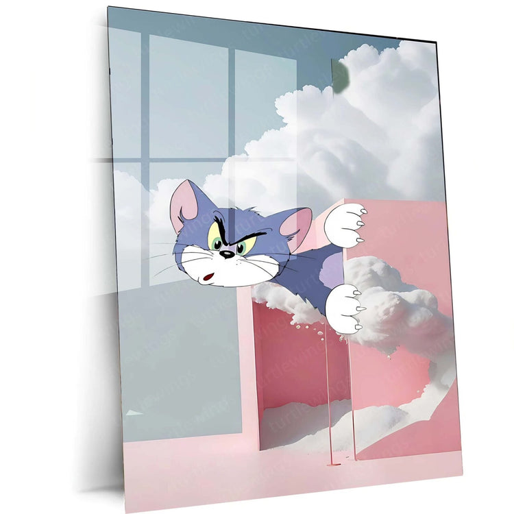 Tom and Jerry Metal Poster | Cartoon Wall Decor | HD Print 2