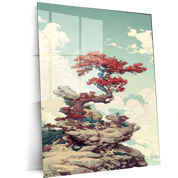 Nature Aesthetic Metal Poster | Landscape Wall Decor | HD Print 3