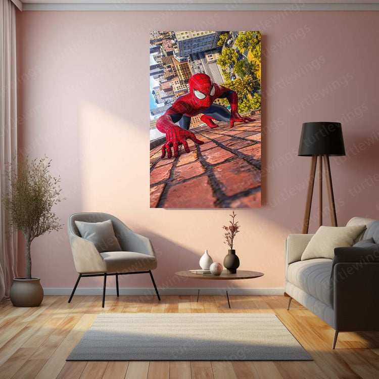 Spiderman Metal Poster | Marvel Superhero Wall Art | HD Print 3