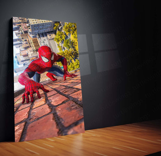 Spiderman Metal Poster | Marvel Superhero Wall Art | HD Print 3