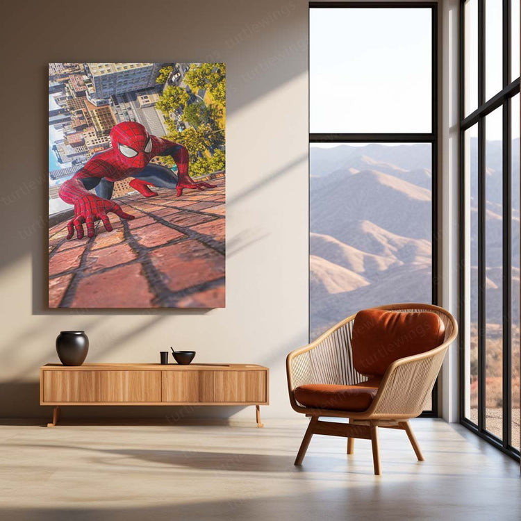 Spiderman Metal Poster | Marvel Superhero Wall Art | HD Print 3