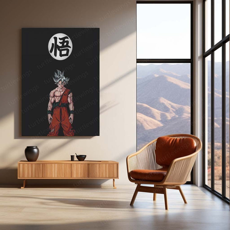 Goku Metal Poster | Dragon Ball Wall Art | HD Print