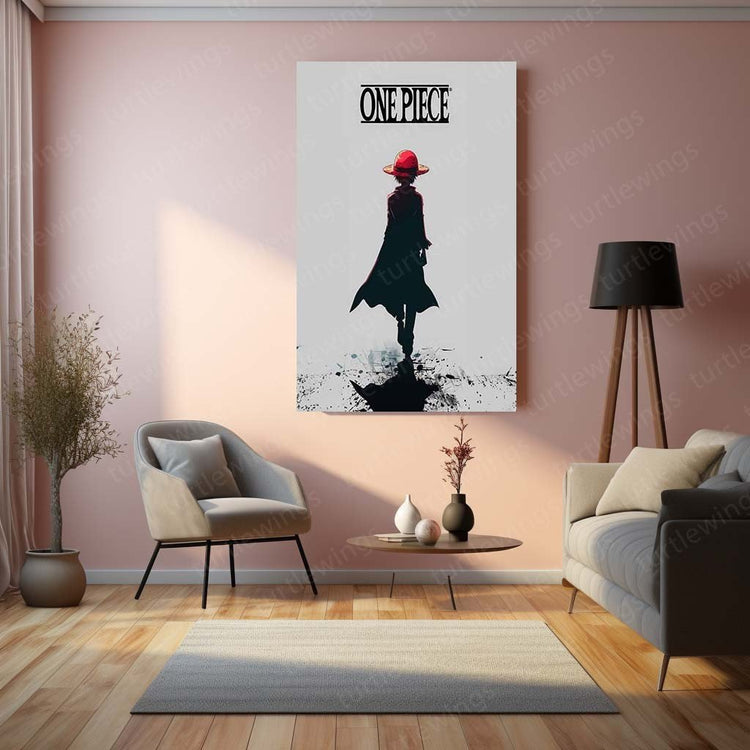 Luffy - One Piece Anime Metal Poster | Adventure Awaits | HD Print